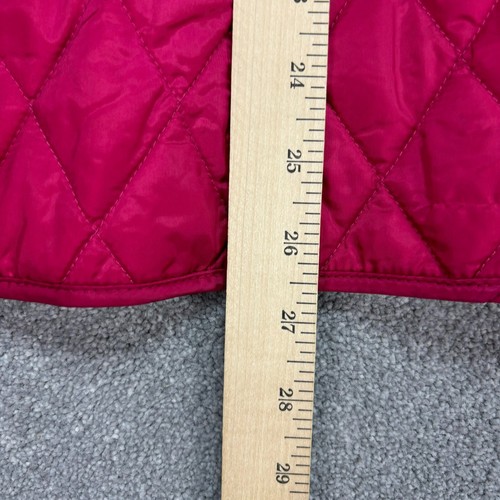 Barbour Jacket Womens Large Pink Quilted Hunting Field Country Coat Ladies - Picture 11 of 11