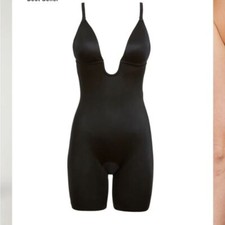 SPANX Suit Your Fancy Plunge Low-Back Mid-Thigh NWT size Large in Black