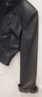 Marpelli Couture Black  Leather Jacket W Subtle EmbossedLizards Sz 36 — photo 3