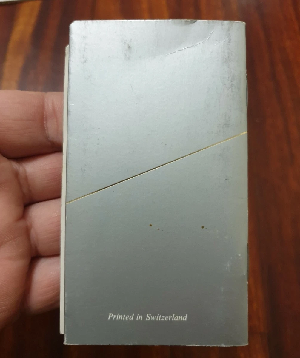 New old stock vintage Longines Warranty & service Booklet, blank unused, no card
