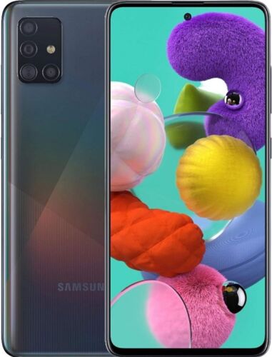 Samsung Galaxy A51 5G A516U 128GB 6.5'' Black GSM Unlocked Smartphone -Open Box- - Afbeelding 1 van 5