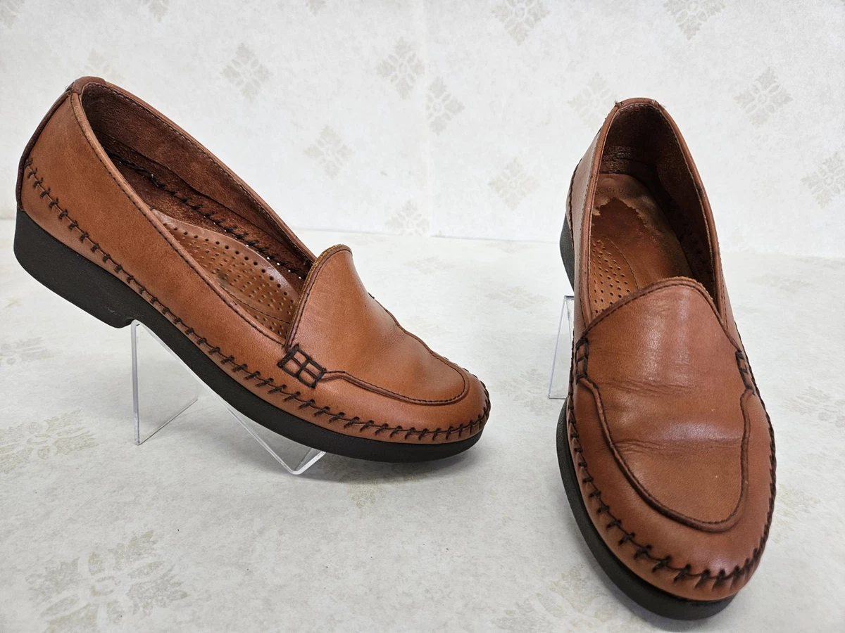 Chaussures Dexter En Cuir Marron - Taille 7.5 US Large - Mocassins à Glands D'occasion