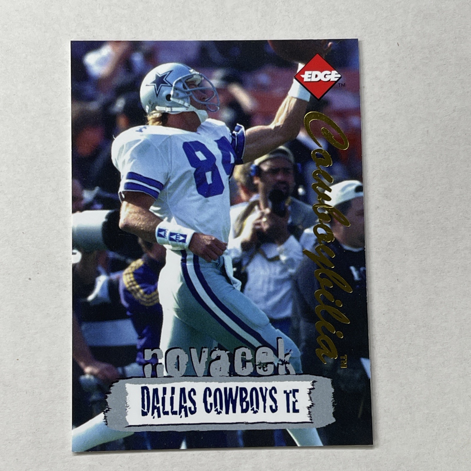 1996 Collector's Edge - Cowboybilia Jay Novacek #Q-21 /10000 Dallas Cowboys