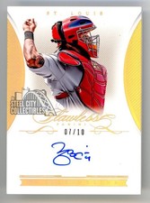 Yadier Molina 2016 Panini Flawless Autograph Card #FS-YAM 07/10