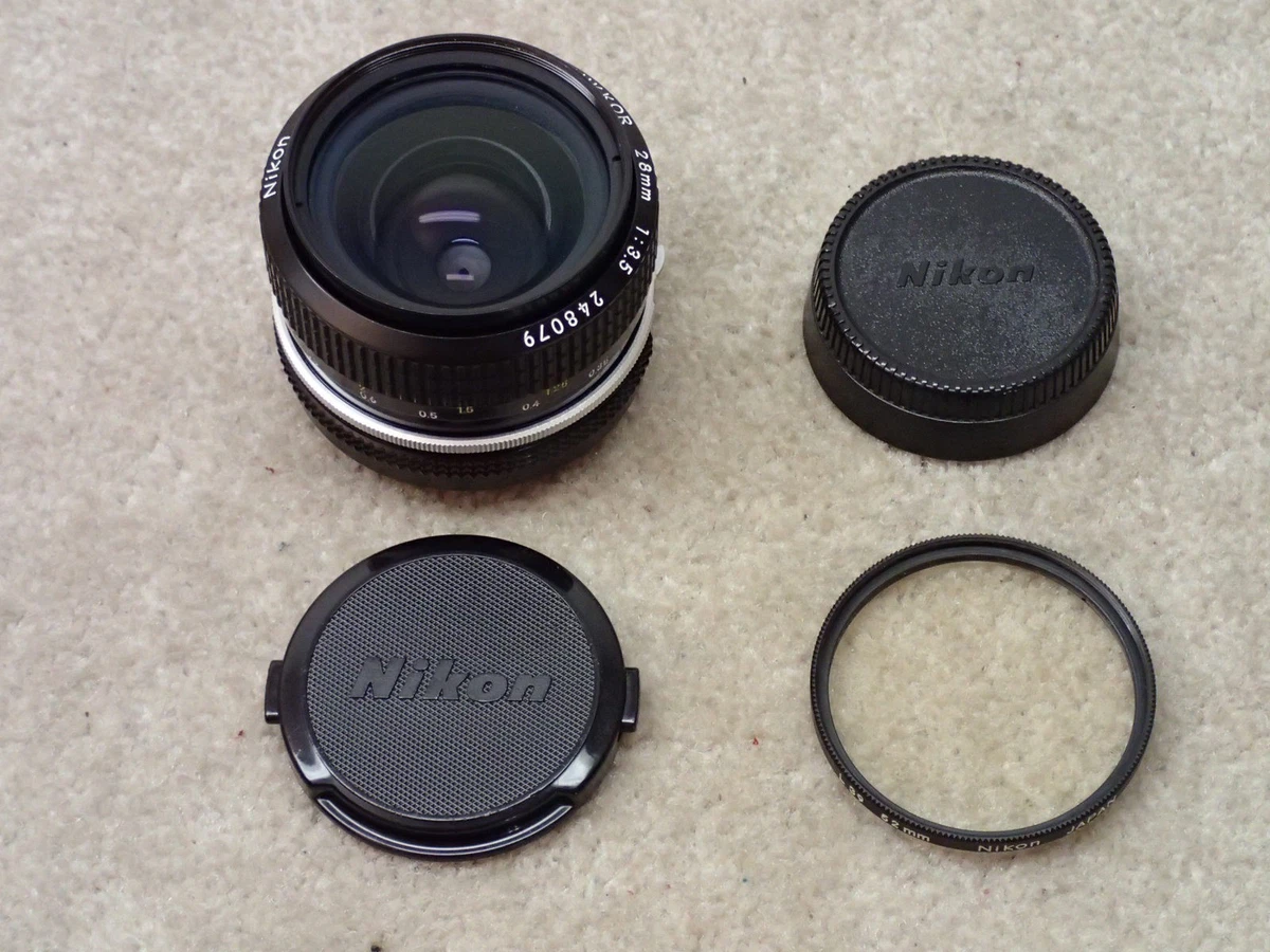 Nikon f/2 Camera Lenses 28mm Focal for sale - eBay
