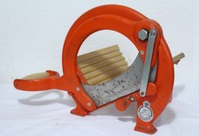 DEKORATIVER ALTER BROTSCHNEIDER VON RAADVAD, DÄNEMARK, BROTMASCHINE #11963