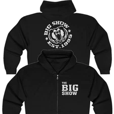 The Big Show Est 1995 Black Zipper Hoody