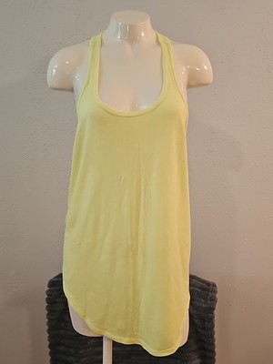 SO Perfect Active Large Yellow Racerback Tank Top Shirt.                     RIM