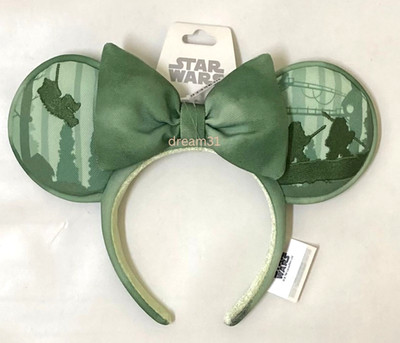 BNWT Disney Star Wars Ewoks Endor Minnie Mouse Ears Adult  display picture 1