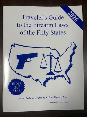 TRAVELER'S GUIDE TO FIREARM LAWS OF 50 STATES 2026-Concealed Carry Gun Laws NEW