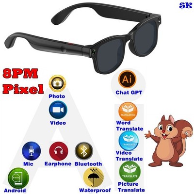 New Smart Sunglasses With AI conversation Call Music Remote Photography Function