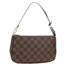 LOUIS VUITTON Damier Ebene Pochette Accessoires Pouch N41206 LV Auth yk19541A