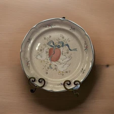 International Tableworks 8868 Marmalade Dinner Plate Vintage Goose Duck Country