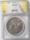 1889 Morgan Silver Dollar - ANACS MS 62 - #11039