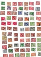 Great Britain Stamps 1910-1936 (78) Used & Unhinged