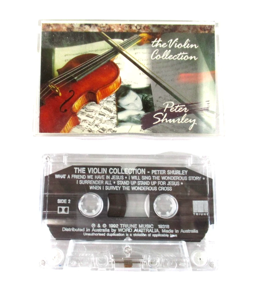 Sounds Like ABBA and The Violin Collection Peter Shurley Cassette Tapes Tested - Image 4 of 4