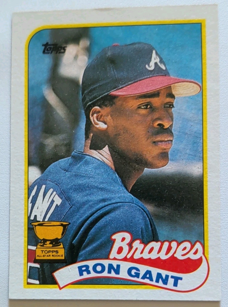 1989 Topps - Ron Gant #296 All Star Rookie Cup