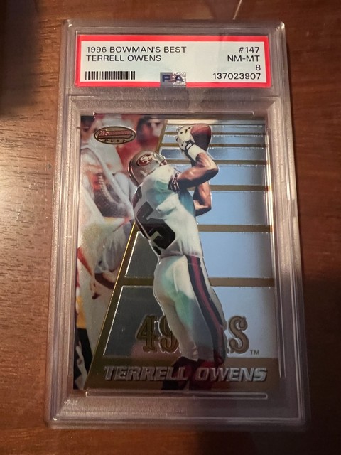 Terrell Owens 1996 Bowman Bowman's Best