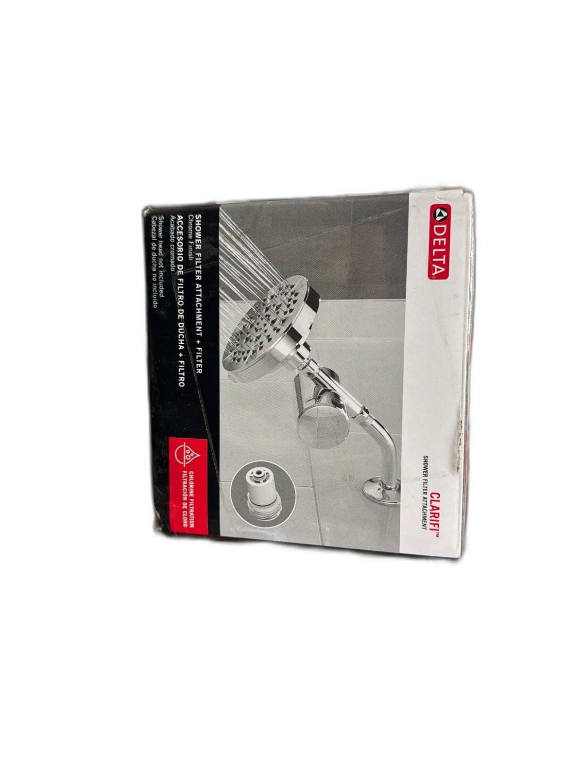 Delta Clarifi Standard Shower Filter Attachment in Chrome