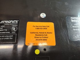 Mattel Intellivision Model 2609 Console Tested Working Space Armada Video Game