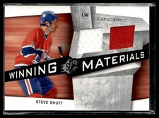 2008-09 SPx Winning Materials Steve Shutt Montreal Canadiens #WM-SS