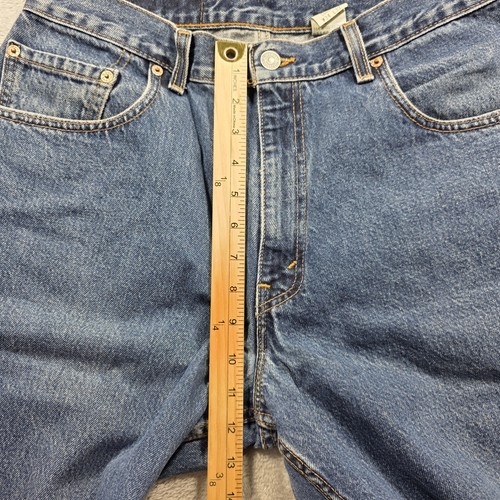 Vintage Levis 560 Jeans Mens 34x32 Blue Loose Fit Denim Made USA 90s Y2K Baggy - Picture 10 of 11