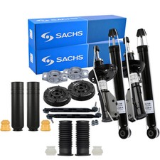 4x SACHS Stoßdämpfer + Domlager Koppelstange Rep-Satz für ZAFIRA C P12 OPEL