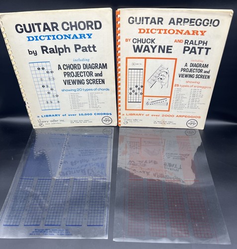 Vintage Guitar Chord & Arpeggio Dictionary Set – Ralph Patt & Chuck Wayne