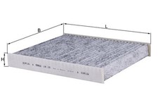 Filtre d'habitacle Mercedes 408