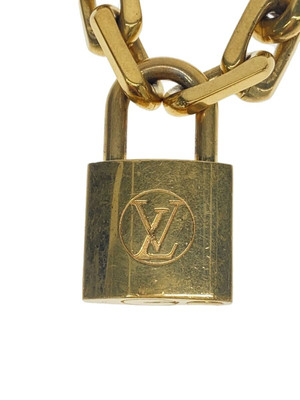 Louis Vuitton Chain Necklace Length Padlock W2