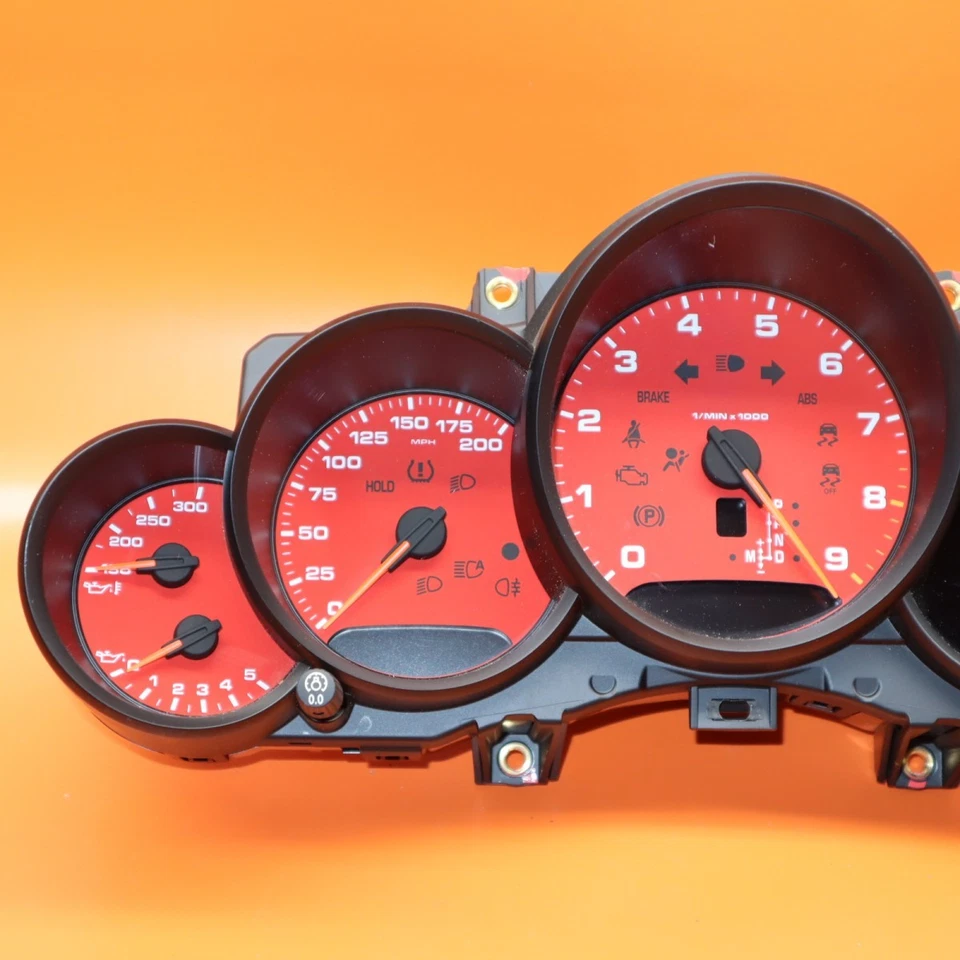 PORSCHE 911 CLUSTER VELOCÍMETRO 2012 2013 2014 2015 2016 991641980 OEM Foto 2 de 4