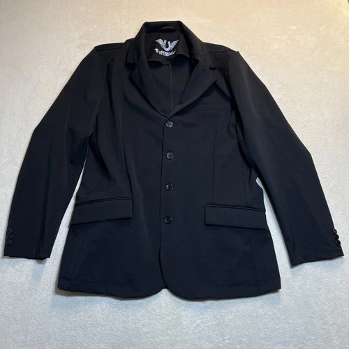 TuffRider Raleigh Show Coat Jacket Men’s Large Black NWOT - product listing photo