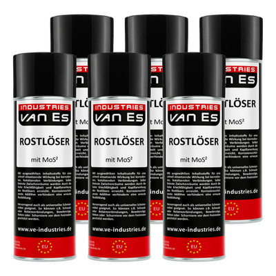 Rostlöser Spray 6x 400ml Intensiv Rostlöserspray Korrosionsschutz Kriechöl