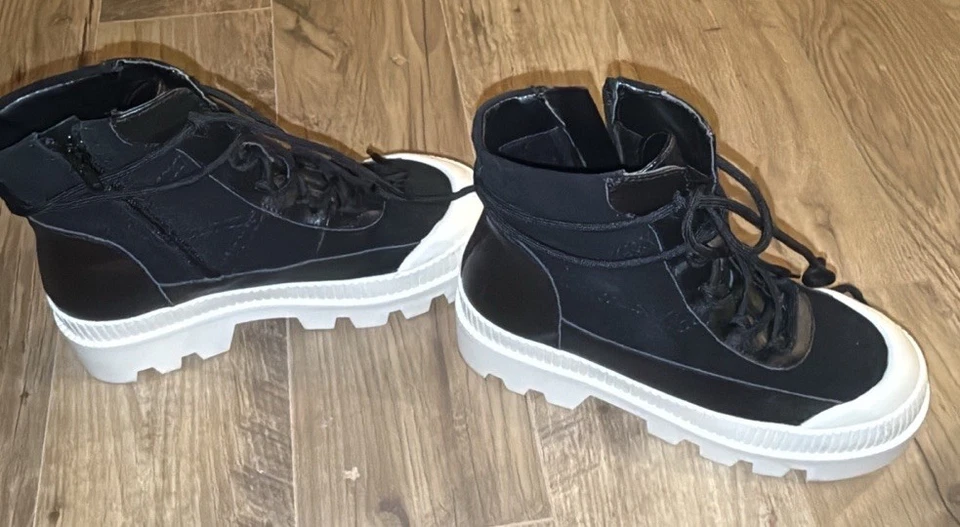 Botas GB The Change con suela de cuero negro para mujer talla 6,5 Foto 2 de 4