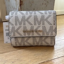 New Tag Michael Kors MK Jet Set Trifold Walle...