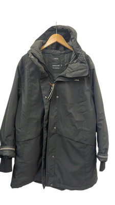Didrikson Waterproof Women's Parka Jacket Black Size 48 New with Tags BNIB