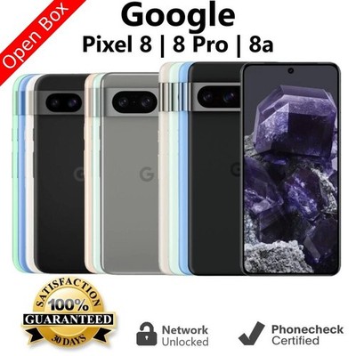 Google Pixel 8 | 8 Pro | 8a - 128GB | 256GB | 512GB - Unlocked T-Mobile AT&T