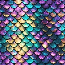 Iridescent Mermaid Scales 24 - 18"x46" Hydrographic Film Hydro Dipping