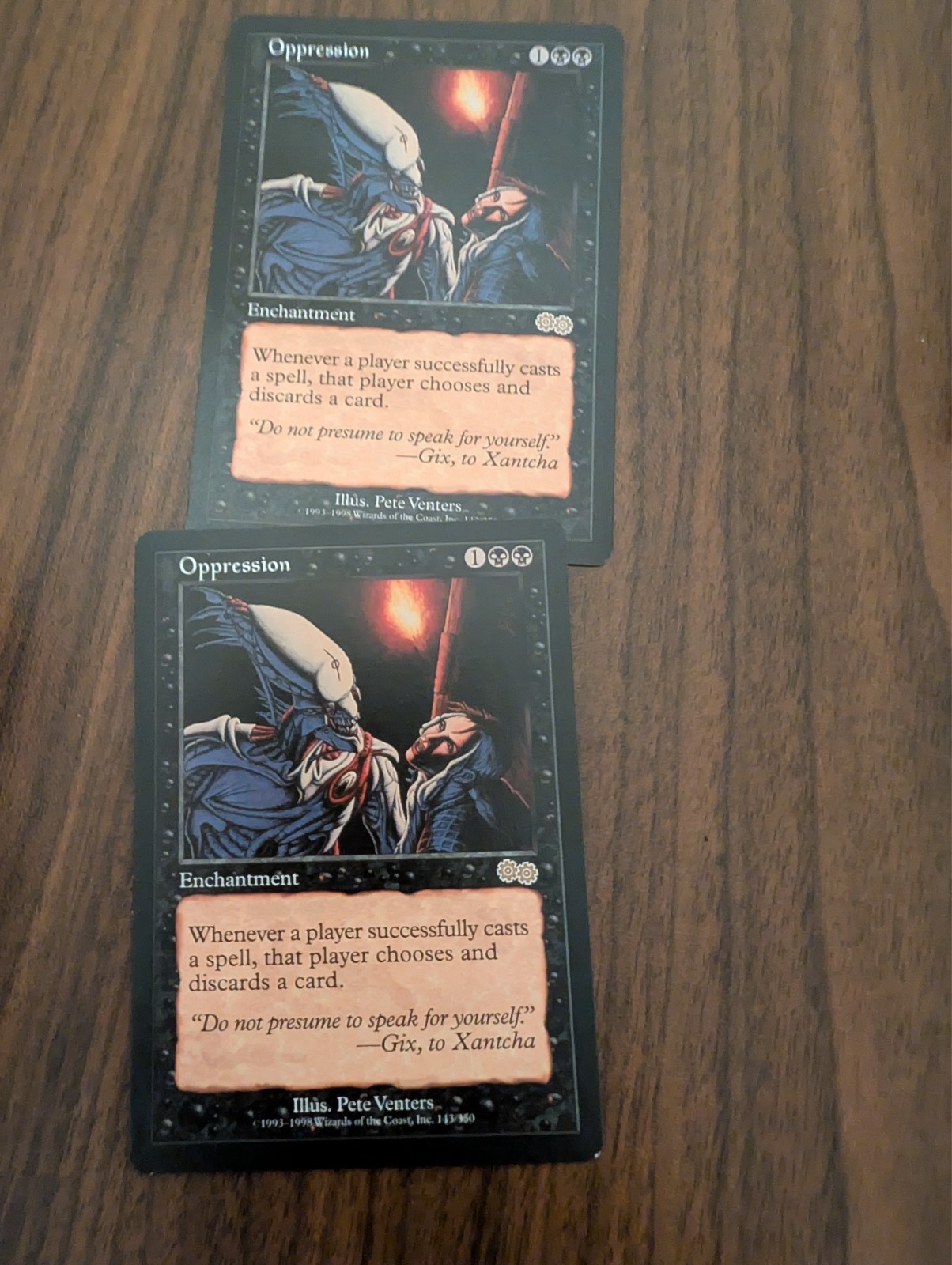 MTG Oppression, NM-Mint, English Urza's Saga