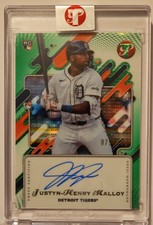 2025 Topps Pristine - Autographs Justyn-Henry Malloy Green Pristine 79/150