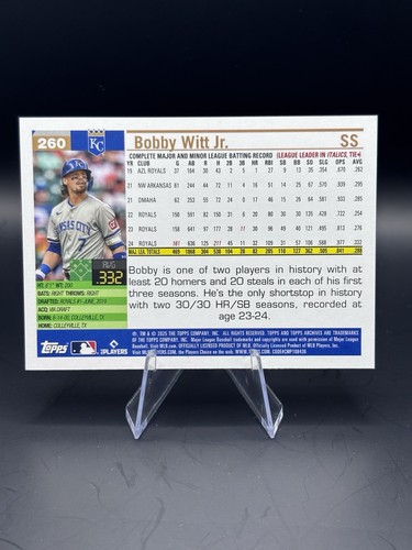 Bobby Witt Jr. Lot (2) | Mystical Insert + Topps | Kansas City Royals | NM - Picture 13 of 13
