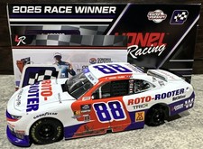2025 CONNOR ZILISCH ROTO ROOTER SONOMA WIN CHEVROLET 1/24 ACCIÓN NASCAR DIECAST
