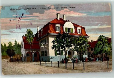 13463212 - 8022 Gruenwald Gasthaus zum Gruenen Baum Eugen Kroener Muenchen LKR