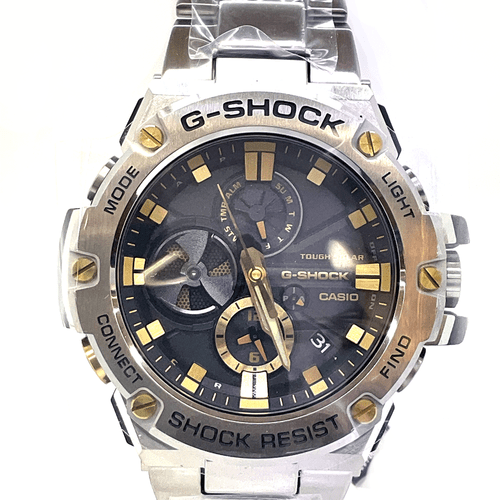 Casio G-Shock GST-B1000-1A9JF Solaruhr Edelstahl silber gebraucht aus Japan