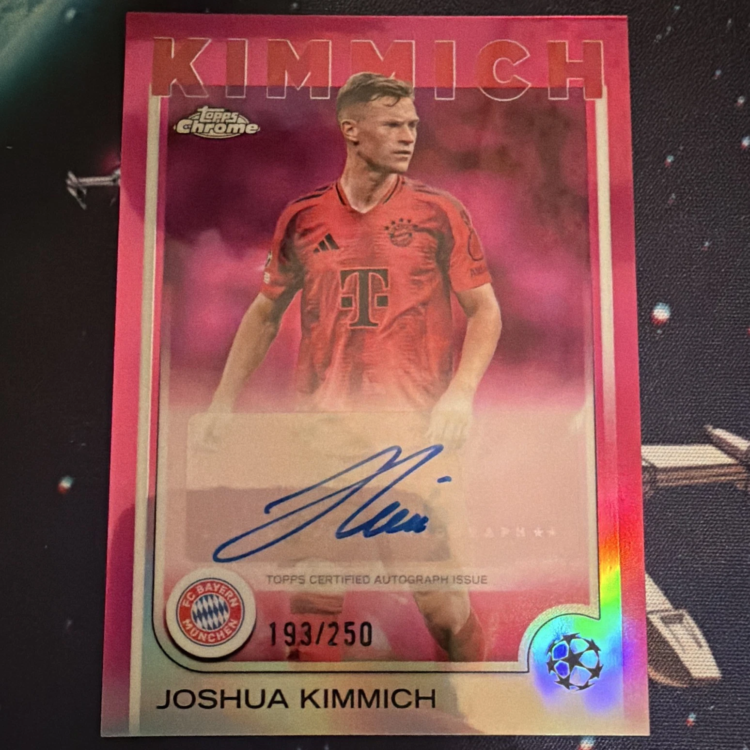 2025-26 Chrome UEFA Club Joshua Kimmich #CA-JK /250