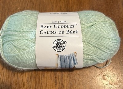 New Loops & Threads Baby Cuddles Yarn   Mint'' - #3 Light - 4 oz - Acrylic Blend