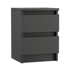 Nachttisch Beistelltisch ComfortCove 2 Schubladen klein stabil leicht zu montier