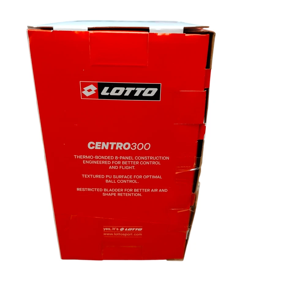 Balón de fútbol Lotto Centro 300 talla 5 termovinculado PU control de 8 paneles edades 13+ Foto 3 de 4