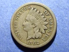 1862 Copper Nickel Indian Cent  VG