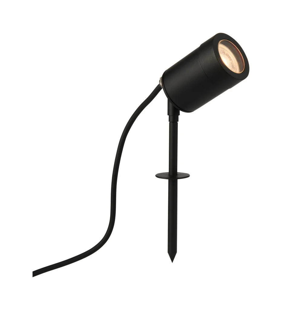 Outdoor Light Black Odyssey Spike IP65 Satin Saxby 98442